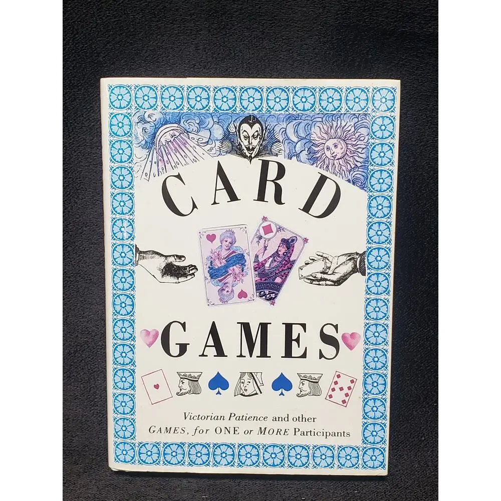 Card Games Victorian Patience & Other Games Single or Multiplayer Hardback Book